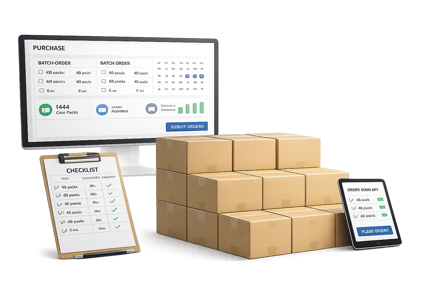Bulk buying and case-pack planning for facilities and multi-site operations